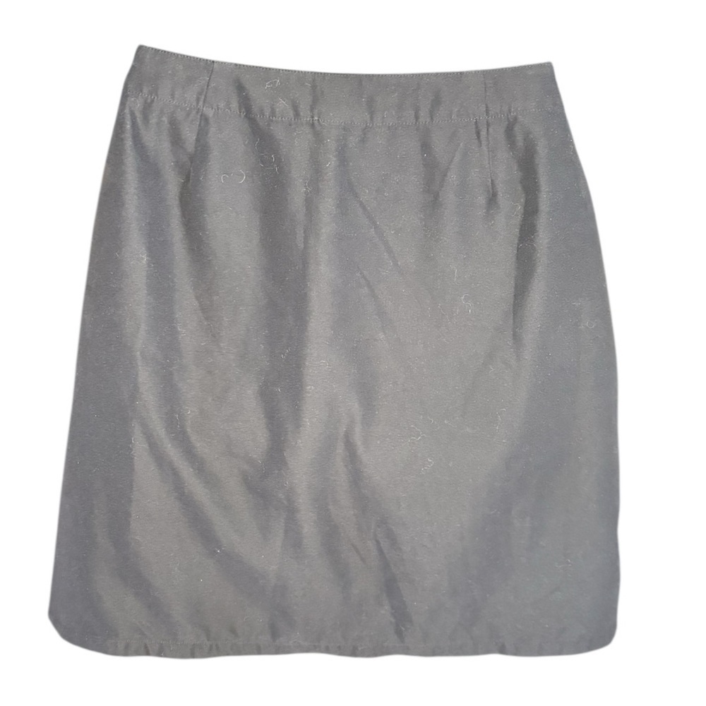Patagonia women’s black skort skirt sz 6 side zipper on both sides front pocket - Picture 8 of 9